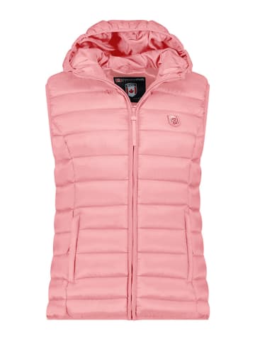 Canadian Peak Doorgestikte bodywarmer "Vakitaleak" lichtroze