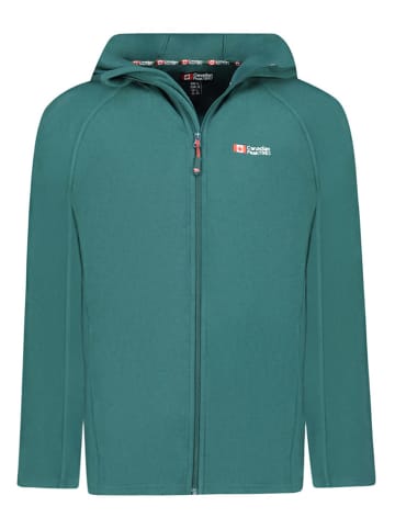 Canadian Peak Kurtka polarowa "Tugoodeak" w kolorze zielonym