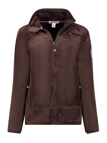 Canadian Peak Fleecejacke "Udilas" in Braun