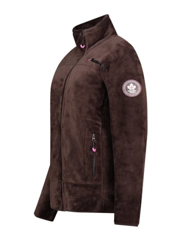 Canadian Peak Fleecejacke "Udilas" in Braun