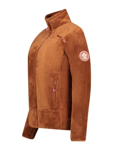 Canadian Peak Kurtka polarowa "Udilas" w kolorze jasnobrązowym