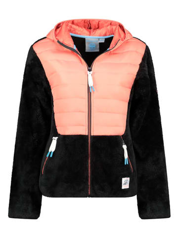 Canadian Peak Fleece jas "Typologieak" zwart/zalmroze