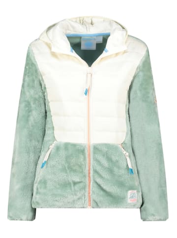 Canadian Peak Fleece jas "Typologieak" mintgroen/wit