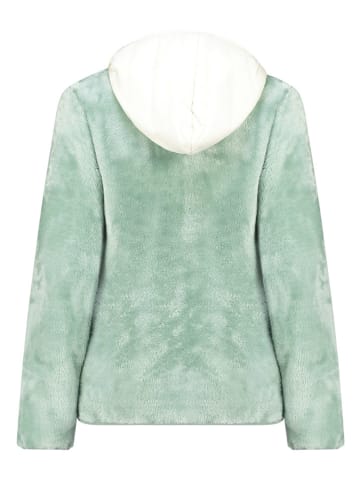 Canadian Peak Fleece jas "Typologieak" mintgroen/wit