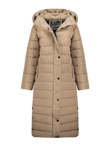 Canadian Peak Doorgestikte mantel "Constanceak" taupe