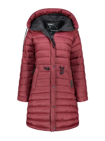 Canadian Peak Doorgestikte mantel "Batigeak" rood