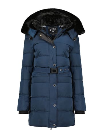 Canadian Peak Doorgestikte mantel "Bettineak" donkerblauw