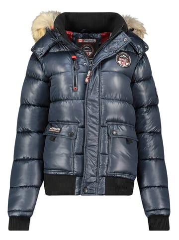 Canadian Peak Doorgestikte jas "Bugseak" donkerblauw