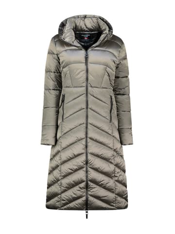 Canadian Peak Doorgestikte mantel "Blancheak" grijs