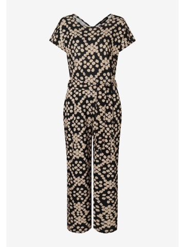 More & More Jumpsuit in Schwarz/ Beige
