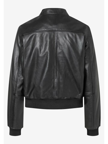 More & More Leren jas zwart