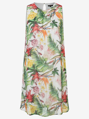 More & More Jurk wit/groen/rood