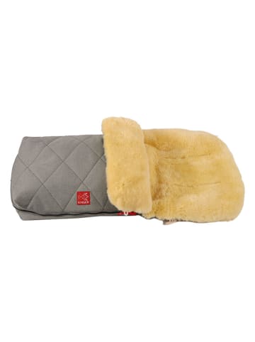 Kaiser Naturfellprodukte Voetenzak met lamsvacht "Natura" grijs - (L)85 x (B)45 cm