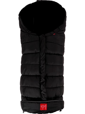 Kaiser Naturfellprodukte Thermo-Fußsack "Arctik" in Schwarz - (L)105 x (B)48 cm
