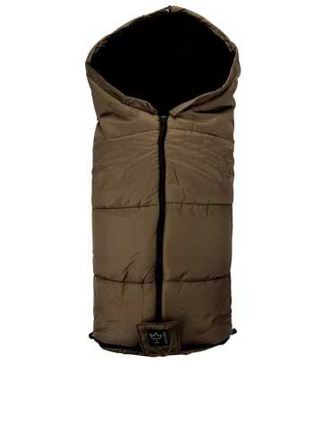 Kaiser Naturfellprodukte Thermo-voetenzak "Tommy" kaki - (L)100 x (B)45 cm