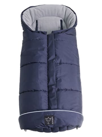 Kaiser Naturfellprodukte Thermo-voetenzak "Pooly" donkerblauw - (L)105 x (B)48 cm