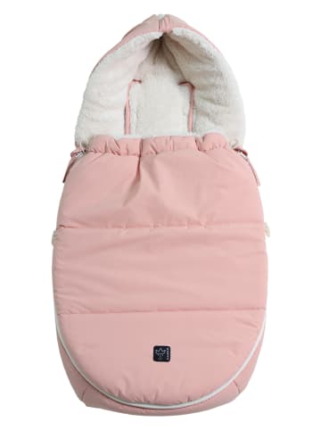 Kaiser Naturfellprodukte Babyschalen-Fußsack "Hoody 2.0" in Rosa - (L)80 x (B)40 cm