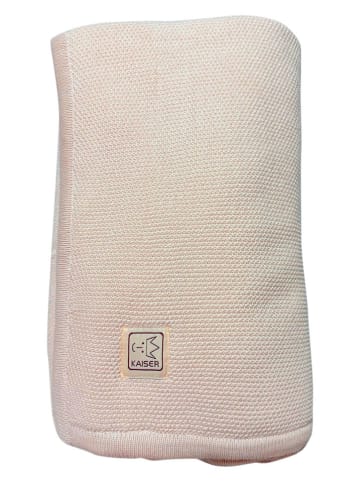 Kaiser Naturfellprodukte Kocyk niemowlęcy "Winter" w kolorze beżowym - 100 x 80 cm