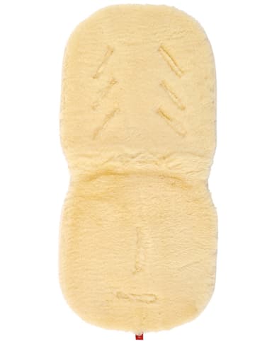Kaiser Naturfellprodukte Nakładka wełniana w kolorze beżowym - 77 x 35 cm
