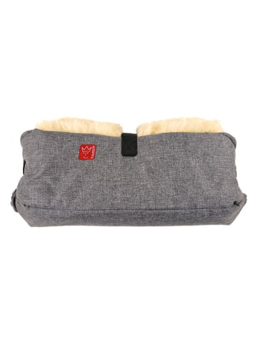 Kaiser Naturfellprodukte Handwarmer met lamsvacht "Big Double" antraciet - (L)45 x (B)22 cm