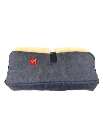Kaiser Naturfellprodukte Handwarmer met lamsvacht "Big Double" antraciet - (L)45 x (B)22 cm