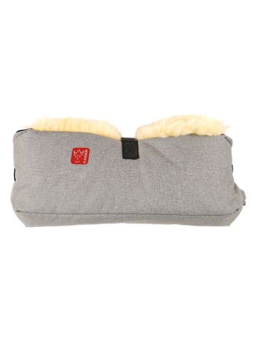 Kaiser Naturfellprodukte Lammfell-Handwärmer "Big Double" in Grau - (L)45 x (B)22 cm