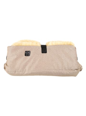 Kaiser Naturfellprodukte Handwarmer met lamsvacht "Big Double" beige - (L)45 x (B)22 cm