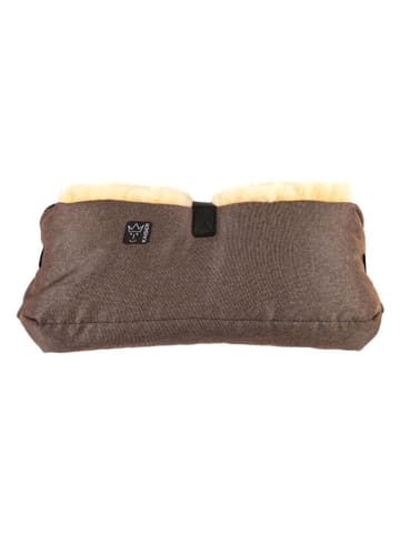 Kaiser Naturfellprodukte Handwarmer met lamsvacht "Big Double" bruin - (L)45 x (B)22 cm