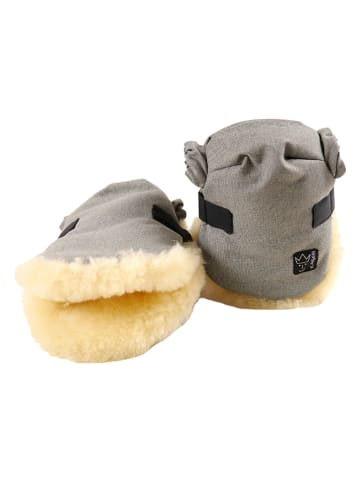 Kaiser Naturfellprodukte Handwarmer met lamsvacht "Olly" grijs