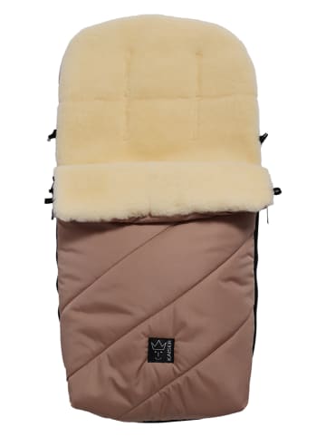 Kaiser Naturfellprodukte Voetenzak met lamsvacht "Polair" lichtbruin - (L)85 x (B)43 cm