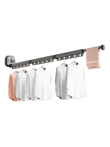 Kitchen Move Wäschestange "Python" in Anthrazit - (L)125 cm