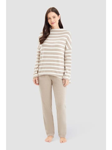 Rösch 2tlg. Outfit in Taupe/ Creme