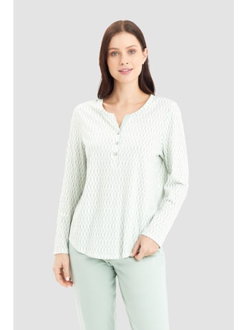 Rösch Nachthemd lichtgroen/wit