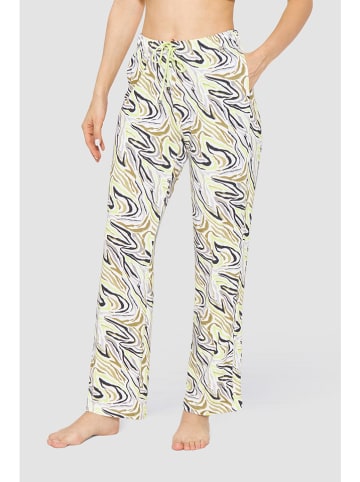 Féraud Pyjama-Hose in Gelb/ Grau/ Schwarz