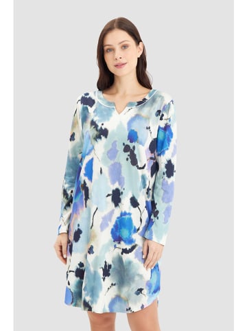 Féraud Nachthemd blauw/wit