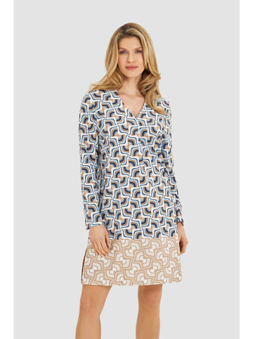 Féraud Nachthemd blauw/beige