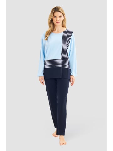 Féraud Pyjama donkerblauw/lichtblauw