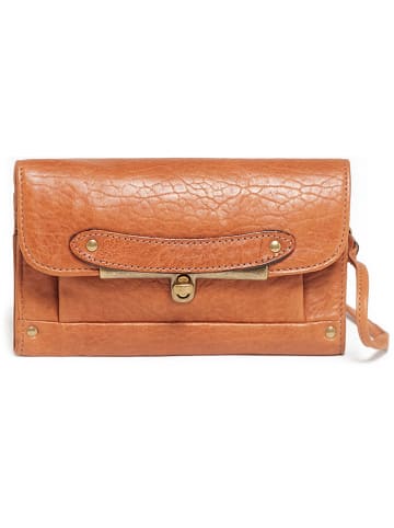Abaco Leder-Geldbörse "Simone" in Kamel - (B)20 x (H)14 x (T)3 cm