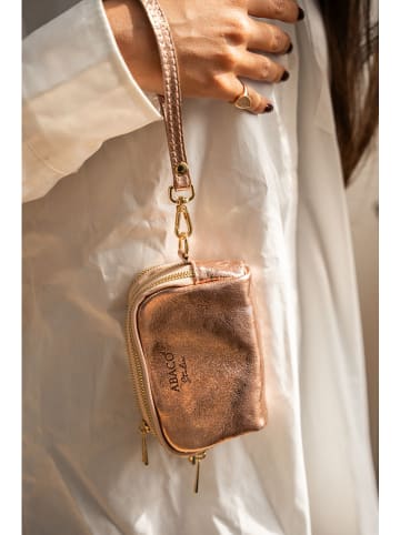Abaco Leder-Geldbörse "Dore" in Gold - (B)11 x (H)7 x (T)4 cm
