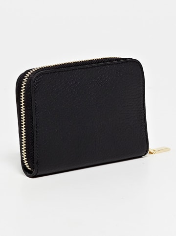 Abaco Leder-Geldbörse "Mini Gali" in Schwarz - (B)12 x (H)10 x (T)5 cm