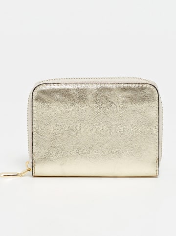 Abaco Leder-Geldbörse "Mini Gali" in Gold - (B)12 x (H)10 x (T)5 cm