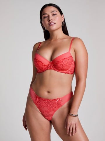 Hunkemöller Stringi "Cherry" w kolorze koralowym
