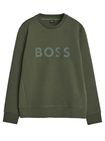 Hugo Boss Sweatshirt in Dunkelgrün