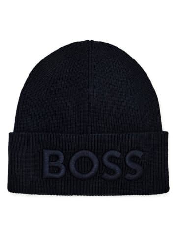 Hugo Boss Beanie in Dunkelblau