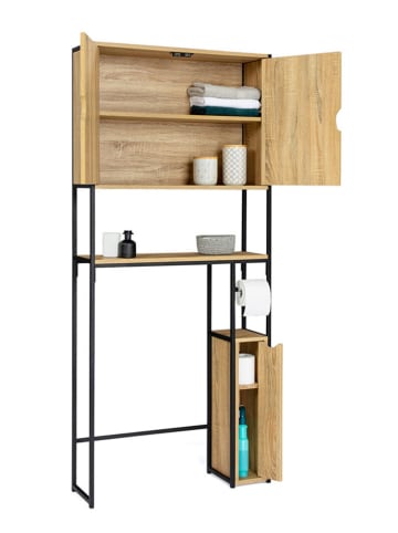 IDOMYA Essentials WC-Überschrank in Natur - (B)79 x (H)178 x (T)23 cm