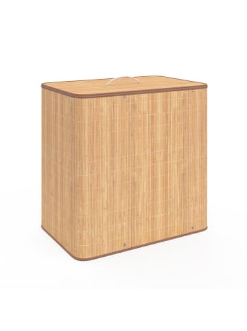 IDOMYA Essentials Wäschekorb in Natur - (B)60 x (H)60 x (T)40 cm