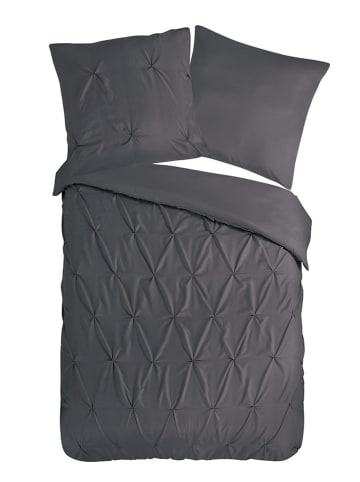 Pure Microvezel beddengoedset "Elegance" antraciet