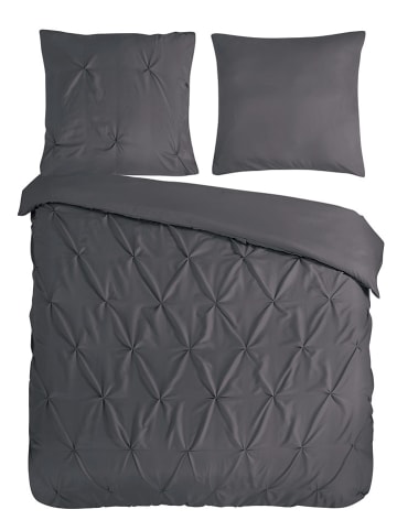 Pure Microvezel beddengoedset "Elegance" antraciet
