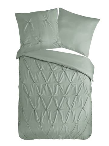 Pure Komplet pościeli "Elegance" w kolorze zielonym z mikrofibry