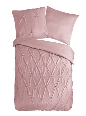 Pure Microvezel beddengoedset "Elegance" lichtroze